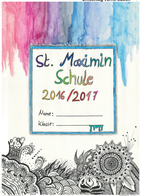 St Maximin Schule Trier Der Contest Beginnt Deckblatt Fur Das Hausaufgabenheft
